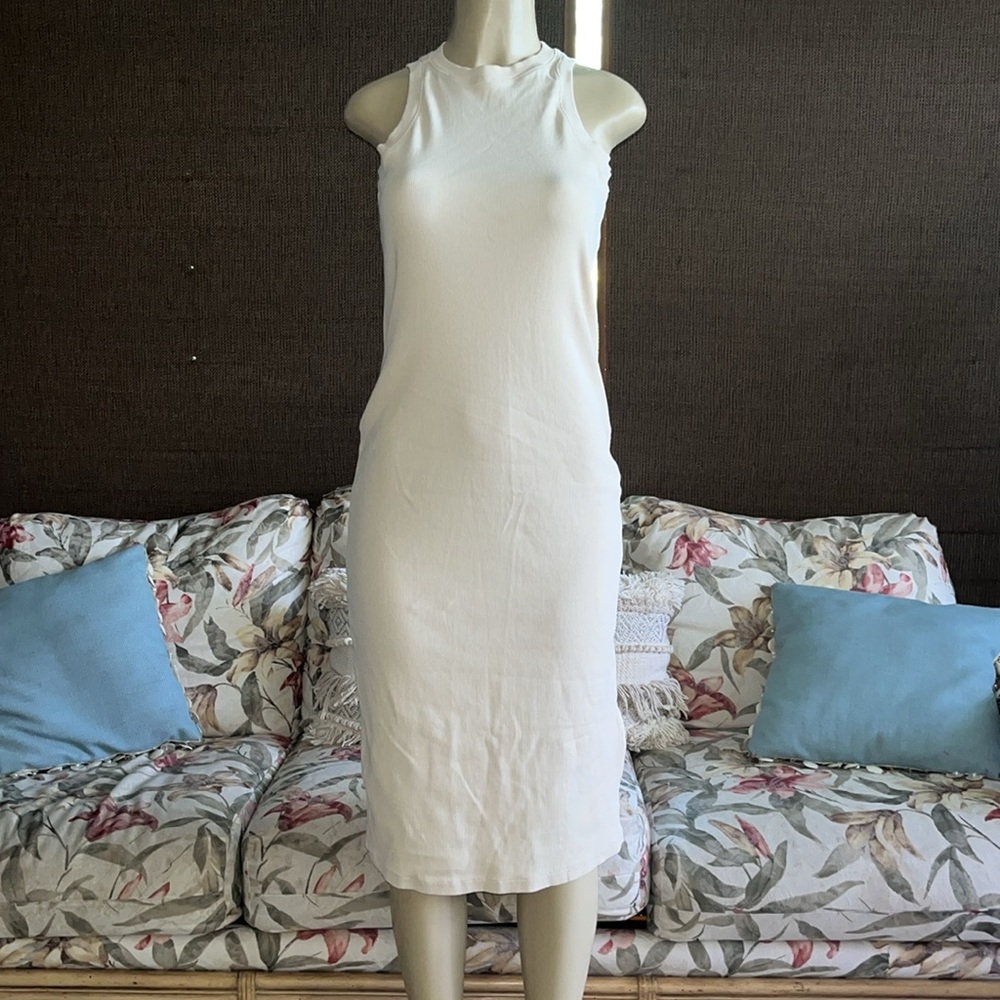 Nordstrom Stretch Cotton Ribbed Tank Dress - Picture 5 of 13